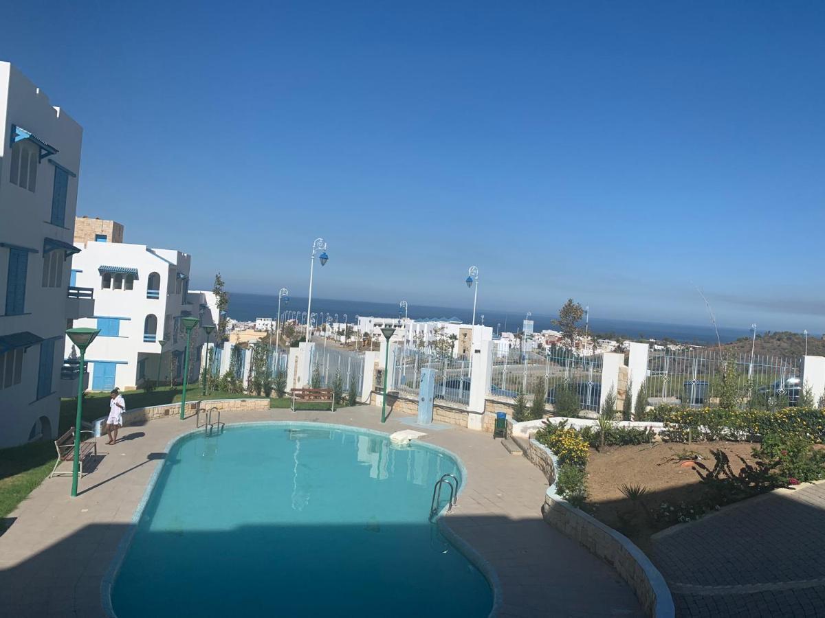 Résidence neuve avec piscine M’diq Esterno foto